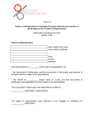 Part xi debentures and charges 225. The Bankruptcy Scotland Regulations 2016