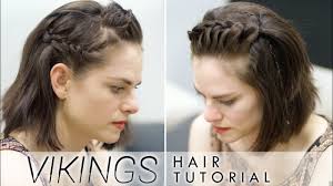 Then try out this braided viking style. Vikings Hair Tutorial For Short Hair Featuring Amy Bailey Youtube