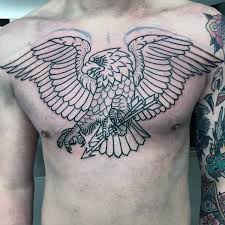 In the u.s., the great seal features a bald eagle holding 13 arrows and an olive branch. Eagle Tattoo Under Chest Novocom Top