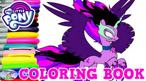 Cartoon series coloring pages, coloring pages / by komal divakar. My Little Pony Coloring Book Midnight Sparkle Mlp Twilight Surprise Egg And Toy Collector Setc Youtube