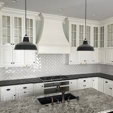 Stonecroft Homes On Instagram Classic Subway Tile Laid With A Herringbone Pattern In One Of Our White Subway Tile Kitchen Subway Tile Backsplash Kitchen Home