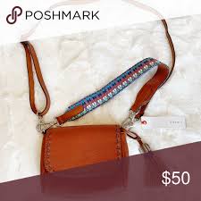 Boho Esprit Crossbody Purse Light Brown Nwt Purses Crossbody Crossbody Purses