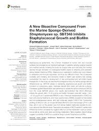 Start by marking papa mol auf der alp see a problem? Pdf A New Bioactive Compound From The Marine Sponge Derived Streptomyces Sp Sbt348 Inhibits Staphylococcal Growth And Biofilm Formation