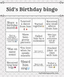 Check spelling or type a new query. Sid S Birthday Bingo