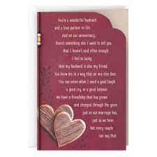 Customize and send instantly today! You Re A True Partner In Life Anniversary Card For Husband Greeting Cards Hallmark