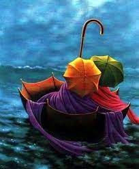 Artist Claude Theberge Umbrella Art Art Umbrella