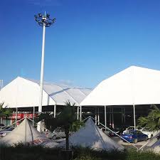 Perfect for stadium turf protection, event and tent flooring, portable walkways, ice arena floor covering, military shelter flooring, portable vehicle access paths, or any other situation requiring a layer of protection between the ground and user. Frame Event Tent Tent Experts For Disaster Relief Cosco