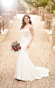 Beaded Sheer Wedding Dress Essense Of Australia Essense Of Australia Wedding Dresses Wedding Dresses Lace Sheer Wedding Dress