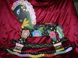 Painting The Roses Red Rocking Horses Painted Rocking Horse Wooden Rocking Horse