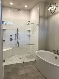 78 Luxury Farmhouse Tile Shower Ideas Remodel Page 28 Of 80 Master Bathroom Decor Modern Master Bathroom Master Bathroom Shower