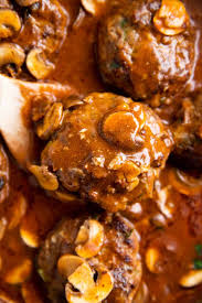 Apr 14, 2021 · create award winning smoked brisket thanks to this recipe from top competition bbq team travis clark of clark crew bbq. Homemade Salisbury Steak Recipe In Mushroom Gravy Savory Nothings