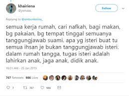 Ajukan pertanyaan tentang tugas sekolahmu. Kerja Rumah Tanggung Jawab Suami