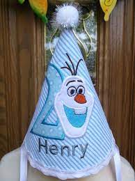 Disney Frozen Theme Birthday Olaf Birthday Hat Free Personalization Frozen Birthday Theme Olaf Birthday Birthday Hat