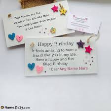 Flip out birthday card video. Birthday Cards For Best Friend With Name And Photo
