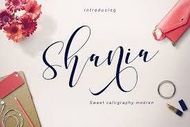 Personal use free 635.5k downloads. Shania Sweet Calligraphy Modern 13184 Script Font Bundles Free Font Font Bundles Calligraphy Fonts