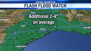 Rounds of rain will continue tonight. Houston Weather Flash Flood Watch Extended More Rounds Of Rain Cw39 Houston