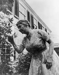 Helen Keller At 80 Smelling A Rose In A Garden Author And Lecturer Learned To Communicate Though She Had B Helen Keller Historical People Historical