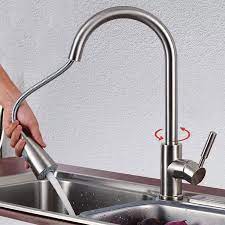 Maybe you would like to learn more about one of these? 304 Stainless Steel Kitchen Sink Faucet Pull Out Sprayer Swivel Spout Mixer Tap Buy At A Low Prices On Joom E Commerce Platform