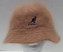 Kangol Angora Bucket Hat Beige One Size Kangaroo Logo Kangol Trilbybucket Kangaroo Logo Kangol Hats