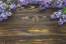 Wallpaper Lilac Flowers Boards Syringa Wood Planks Lilac Flowers Vinyl Photo Backdrops Background For Photography
