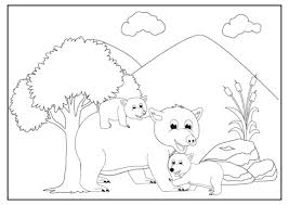 Also our coloring pages will be suitable for teachers at beginning school. Cute Animal Coloring Pages For Kids Graphic By Curutdesign Creative Fabrica