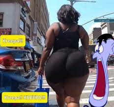 Candid big booty