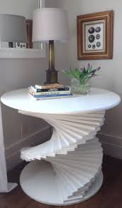 Crafting tables out of glass tops and ornamental bases gives leeway to limitless adorning possibilities. A Super Easy And Inexpensive Spiral Table Base Table Base Design Wood Table Bases Table Base