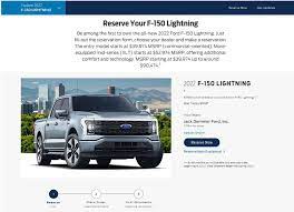 We're estimating the base price will be around $42,000 including a mandatory. 2022 Ford F 150 Lightning Electric Truck Here S How To Reserve One Roadshow