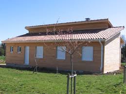 Projet Maison Ossature Bois Bardage Bois Et Tuiles En Toiture Maison Ossature Bois Bardage Bois Maison Bois