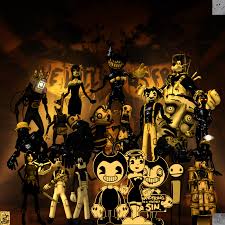 All The Characters Of Bendy And The Ink Machine By Creper64 Bendy And The Ink Machine Ink Moon Art