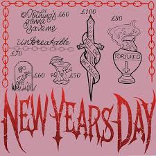 New Years Day Band Tattoo Inspirations Sheets 2 New Years Day Band Band Tattoo Tattoo Inspiration