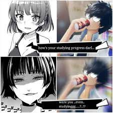 Persona 5 Not Studying Till Last Minute For Exams Be Like Persona 5 Makoto Persona 5 Memes Persona 5