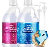 Amazon.com: Teexpert No Bubble Epoxy Resin: 2 Gallon Crystal ...