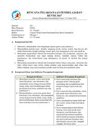 Permainan sederhana di dalam kelas. Rpp 1 Pjok 2017 Kelas 4 Variasi Gerak Dasar Permainan Bola Besar Sepakbola