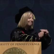 Yes, she is very concerned about her personal life. Penn President Dances Gangnam Style At Graduation For Some Reason