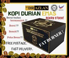 Kopi durian equs adalah minuman kesehatan dengan kombinasi unik, dari the king of fruit yaitu buah durian dengan kenikmatan cita. Mini Kopi Durian Emas Bydrazlan
