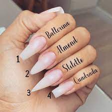 Formatos De Unhas Acrylic Nail Shapes Gel Nails Nail Shapes