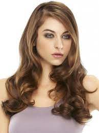 Cheap Auburn Wavy Long Hair Falls Half Human Hair Half Wigs Hair Pieces Human Hair Clip Ins Long Hair Styles