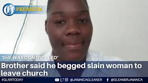 Meakof Jarrett, the elder brother of 39-year-old Taneka Gardner, the woman  whose throat was slashed during a sacrificial ritual at the Pathways  International Kingdom Restoration Ministries in Paradise, Montego Bay, St  James,