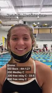 4x100 Relay Swimming Interview Gb