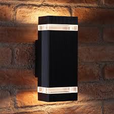 Not all wall lights are created the same or for the same purpose. Auraglow Large Outdoor Double Up Down Wall Light Chilton Black Auraglow Auraglow Led Lighting