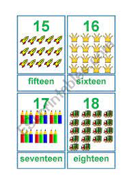 Numbers 11 20 Flashcards Worksheet Flashcards Kindergarten Worksheets Printable Vocabulary Worksheets