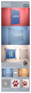 Indoor Signage Mockup Signage Print Signage Signage Design Design Freebie