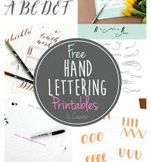 You can find it for free by clicking here. Free Hand Lettering Printables