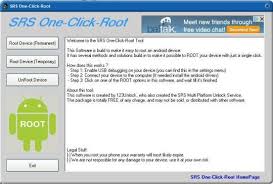 You can complete unrooting in one. Download Srsroot V5 1 One Click Root Tool For Android