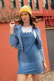 Kot Salopet Elbise Acik Mavi Moda Stilleri Elbise Elbise Modelleri