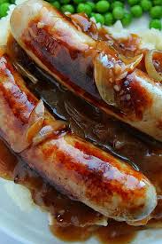 You don't need to be irish to love a banger roll. Bangers And Mash Sausage With Onion Gravy Crunchy Creamy Sweet