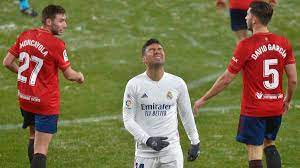 Estadio alfredo di stefano , мадрид , испания. Real Madrid Miss Chance To Go Top In Goalless Draw At Osasuna Eurosport