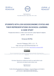 Folosind inegalitatile sa se explice. Pdf PoziÅ£ionarea Elevilor Cu Status Socio Economic ScÄzut FaÅ£Ä De InvÄÅ£area ScolarÄ Studiu De Caz