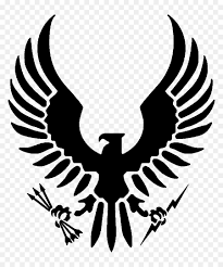 Black And White Eagle Logo Eagle Logo Halo Tattoo Eagle Logo Art Logo